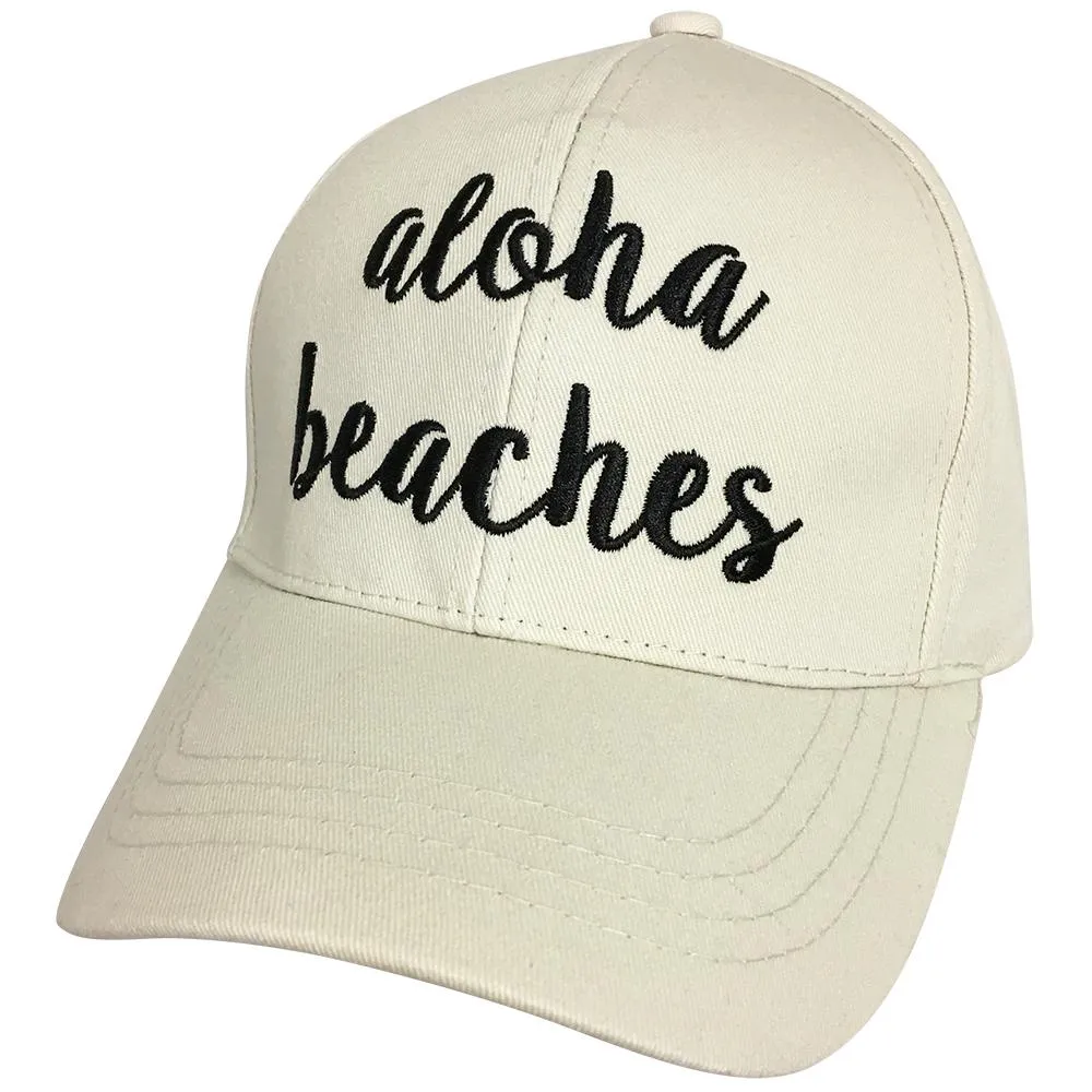 BA-2017 C.C Aloha Beaches Beige Cap