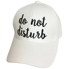 BA-2017 C.C Do Not Disturb White Cap