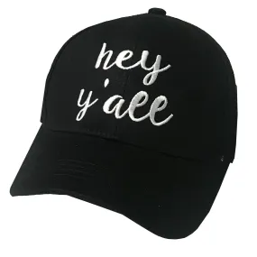 BA-2017 C.C Hey Yall Black Cap