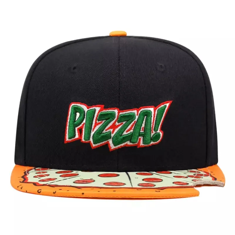 Bitten Pizza Snapback Cap