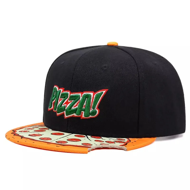 Bitten Pizza Snapback Cap