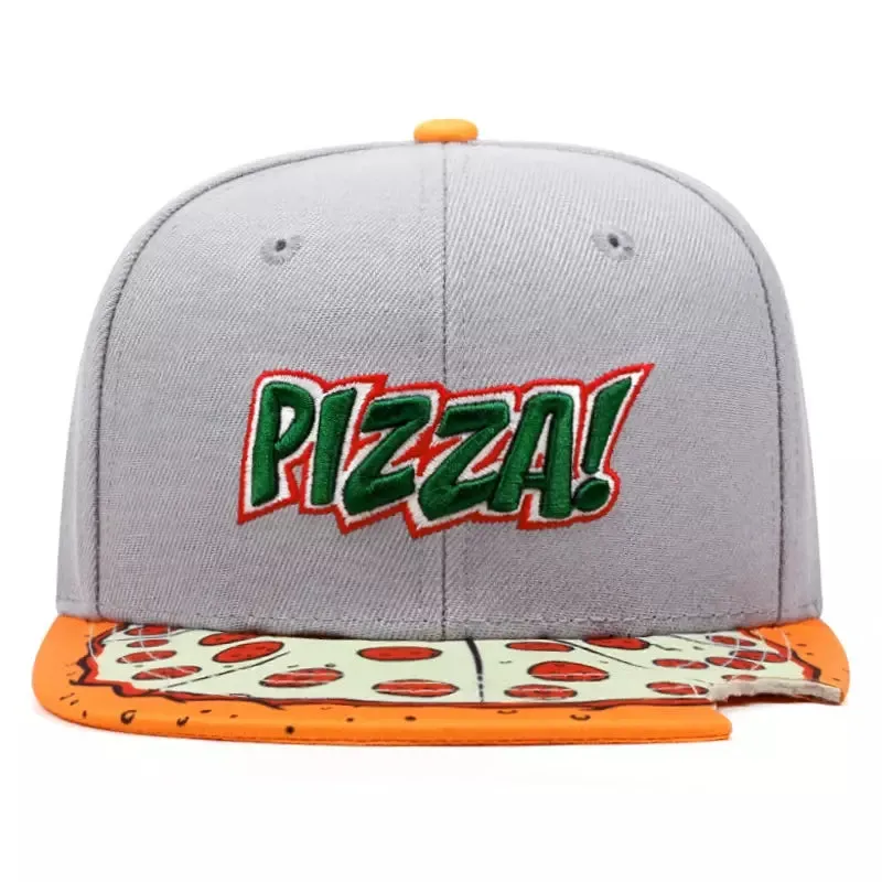 Bitten Pizza Snapback Cap