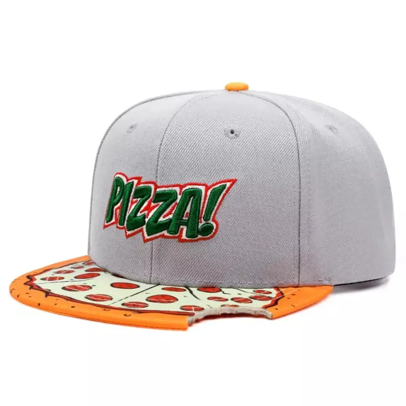 Bitten Pizza Snapback Cap