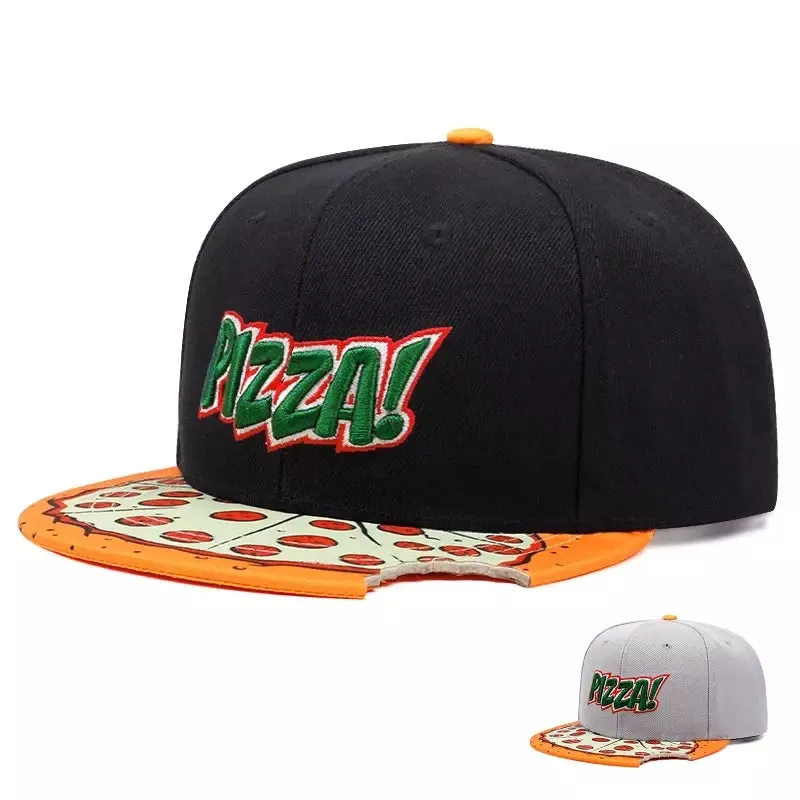 Bitten Pizza Snapback Cap