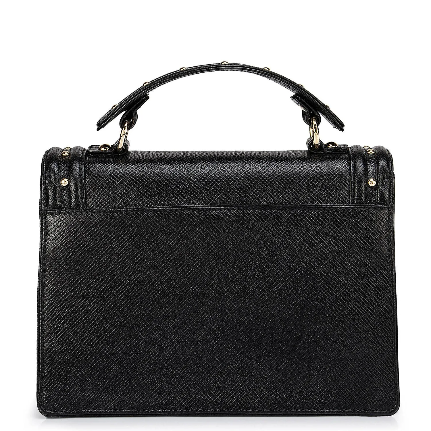 Black Franzy Satchel Bag