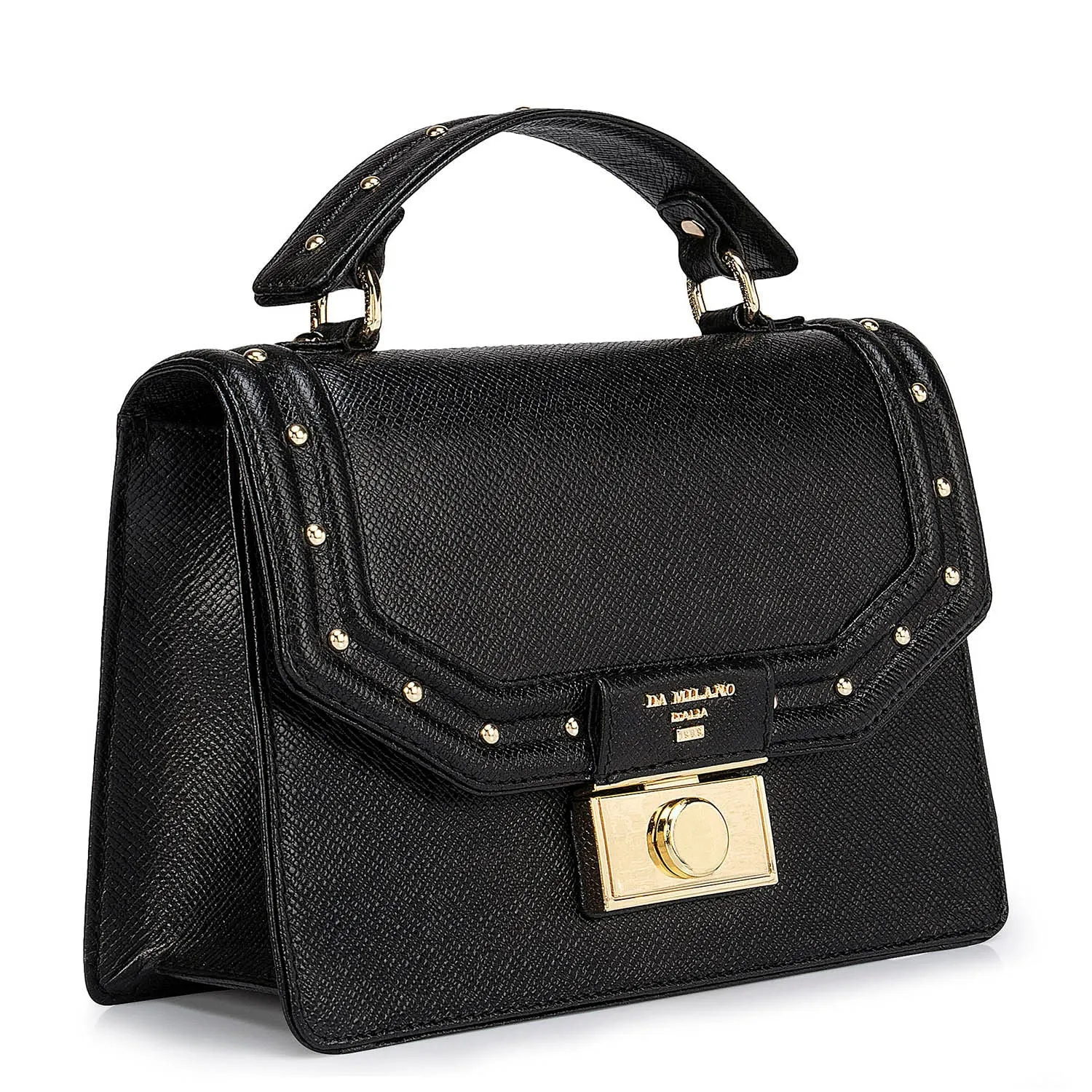 Black Franzy Satchel Bag