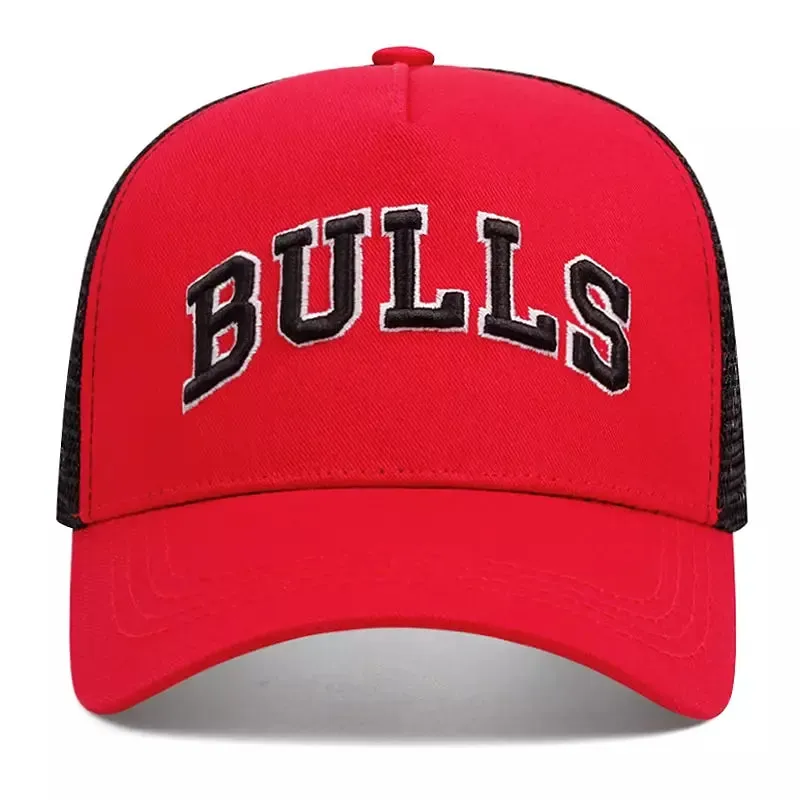 Bulls Red Trucker Cap