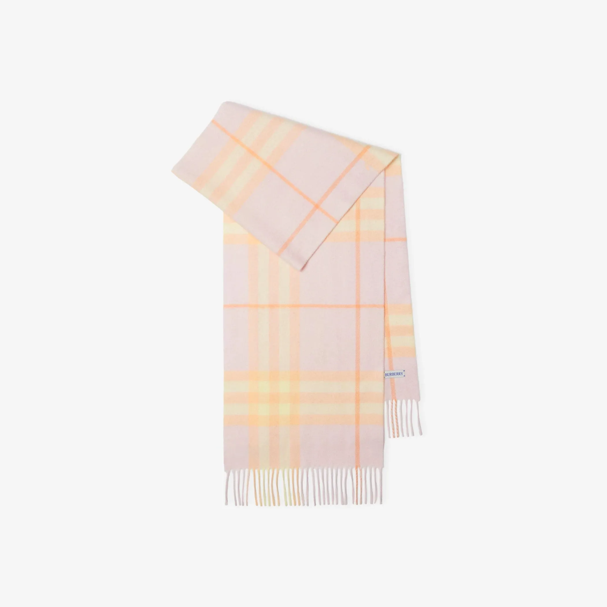 BURBERRY CHECK CASHMERE SCARF