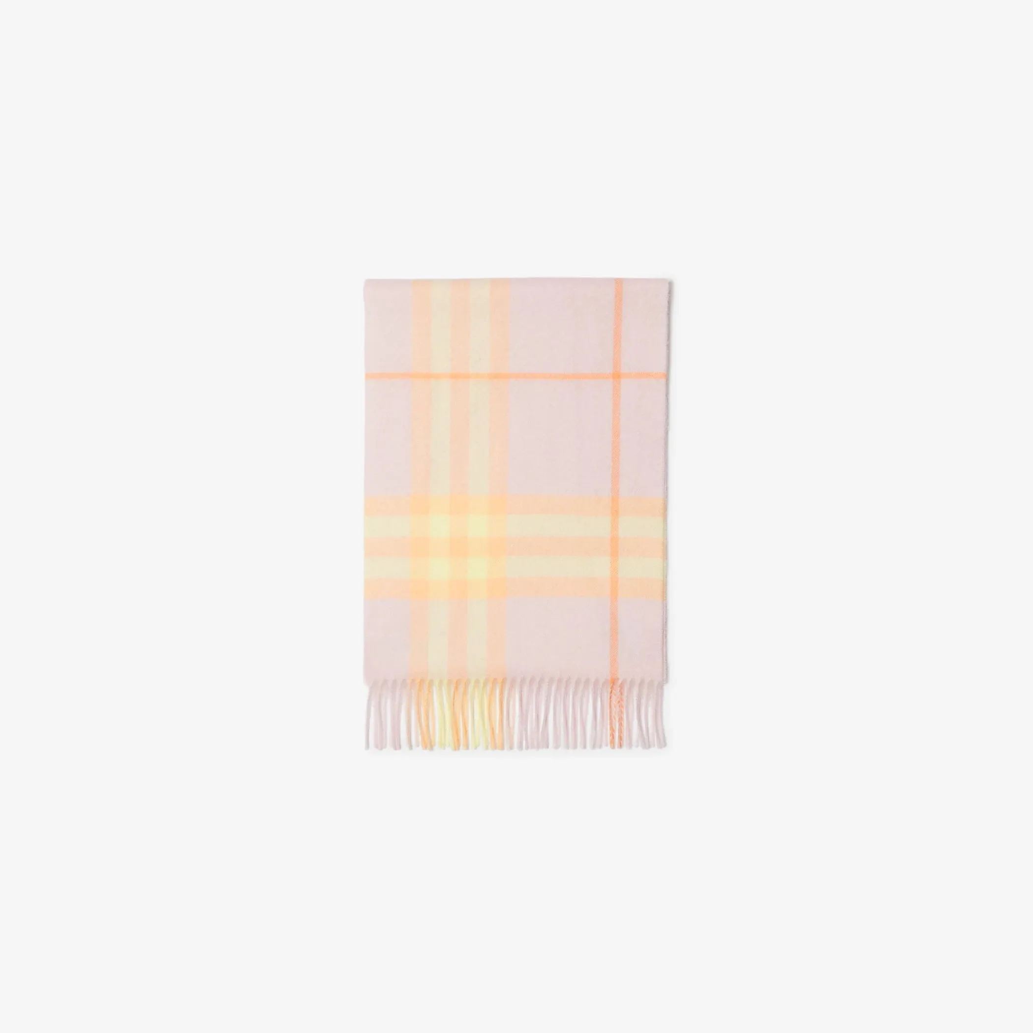 BURBERRY CHECK CASHMERE SCARF