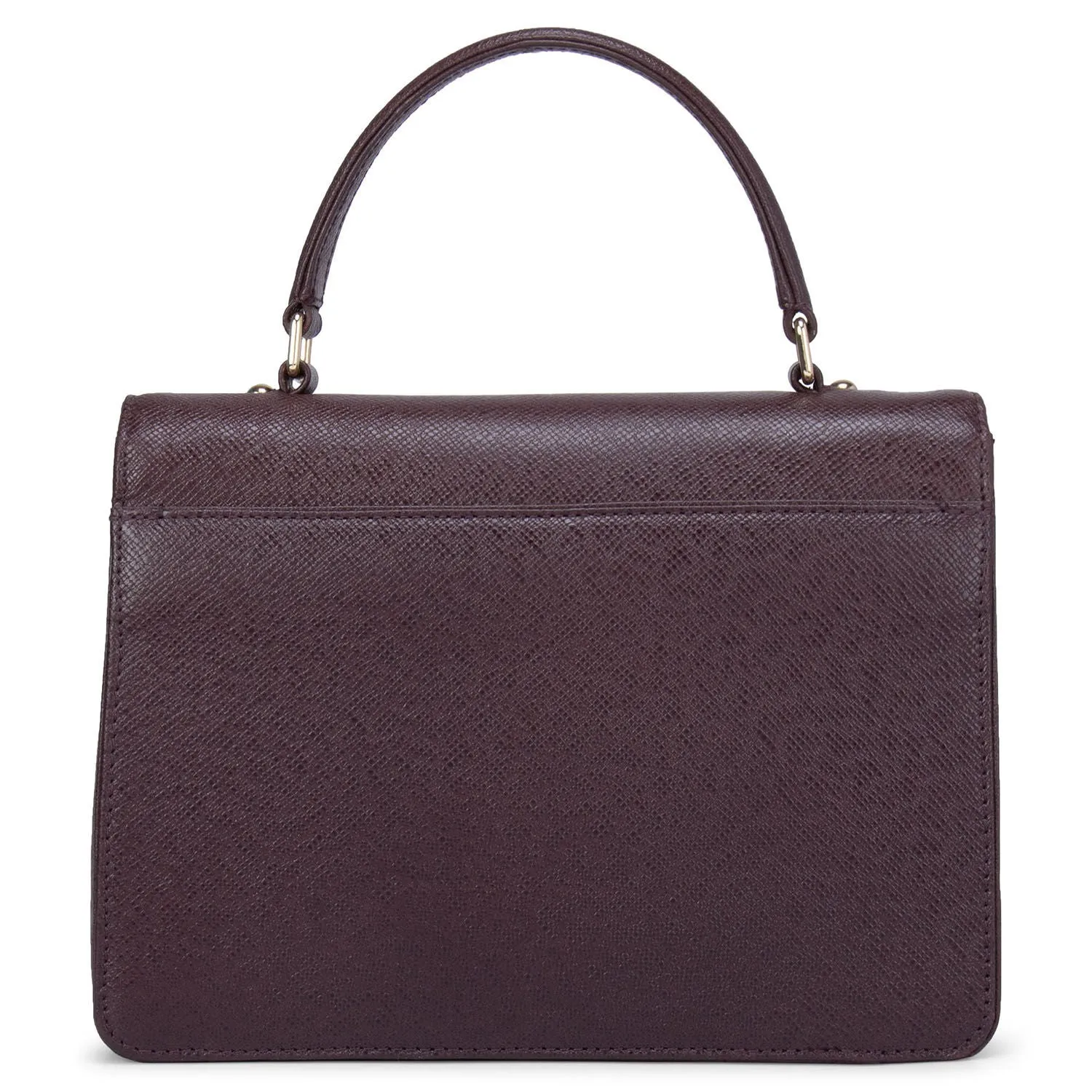 Burgundy Franzy Satchel Bag