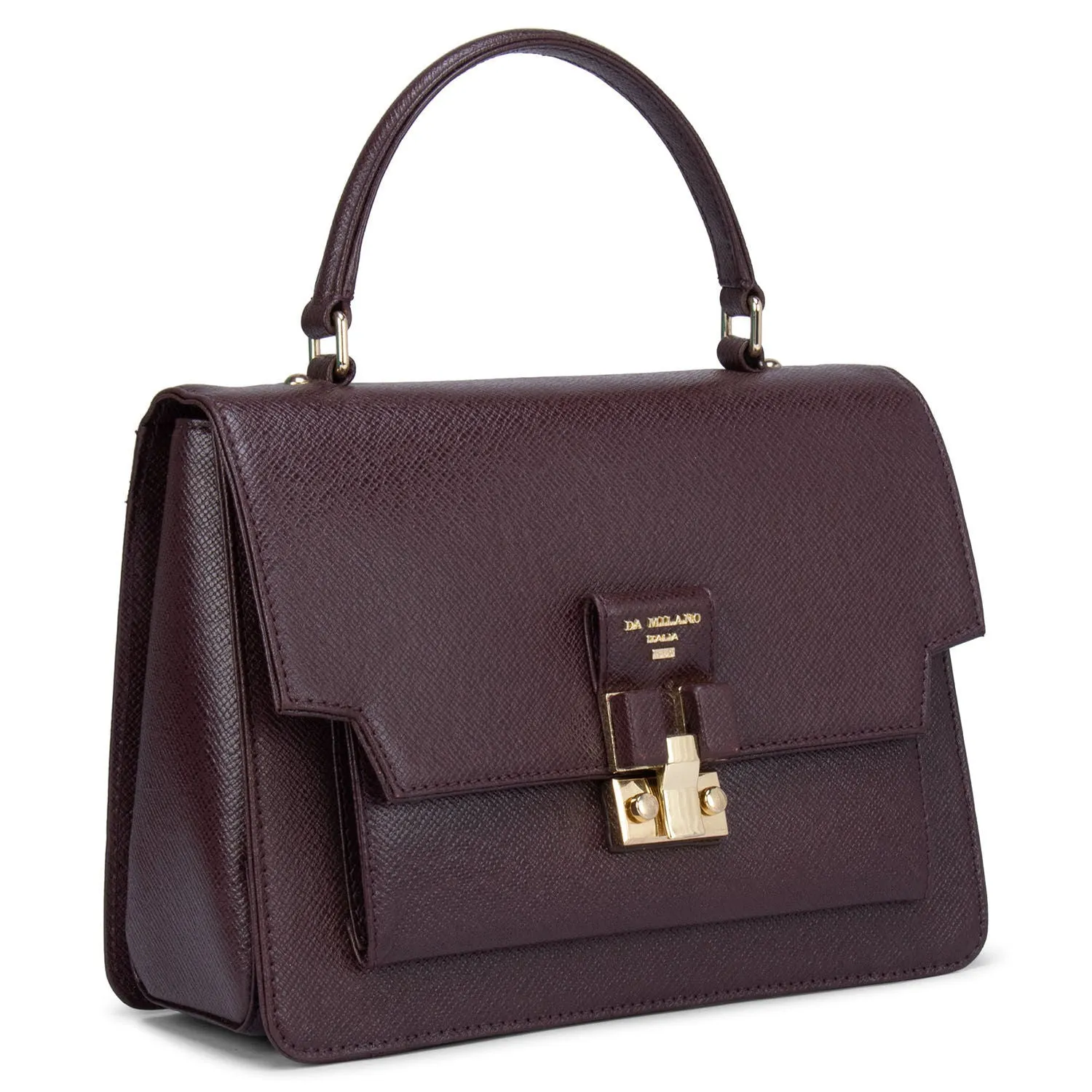 Burgundy Franzy Satchel Bag