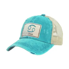 Cancer Vintage Distressed Trucker Adult Hat