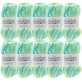 Cascade Yarns Cherub DK Multi Yarn - 526 Tropical - 10-Pack