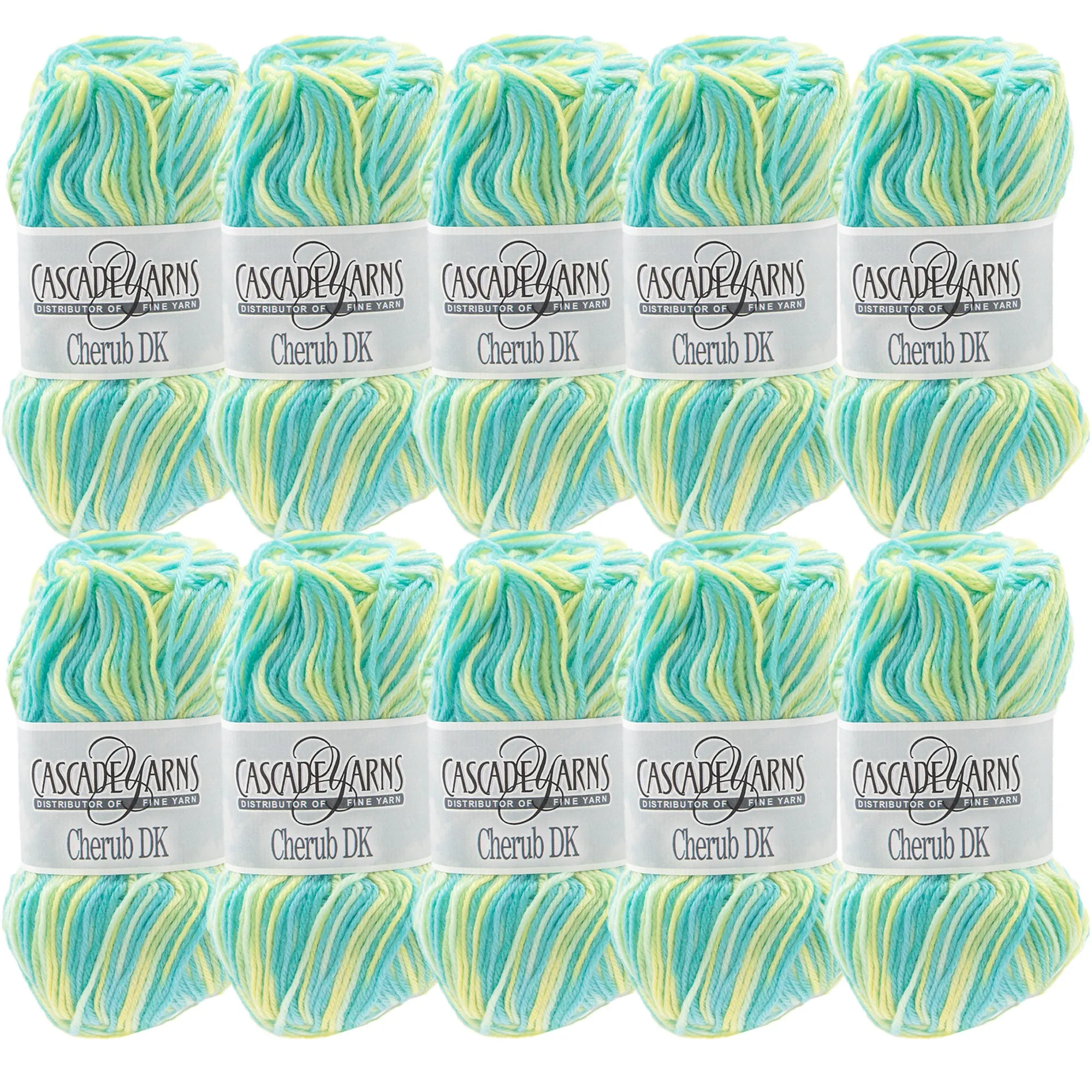 Cascade Yarns Cherub DK Multi Yarn - 526 Tropical - 10-Pack