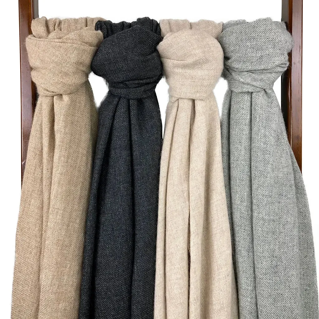 Cashmere Scarf | Gray Handloom