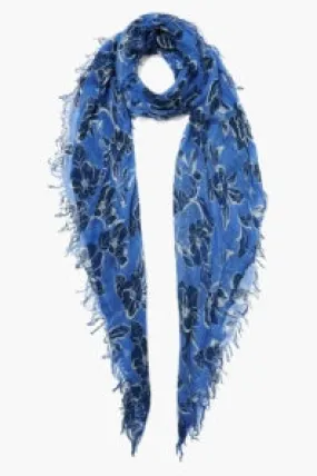 Chan Luu- Printed Flower Silk & Cashmere Sweater-jacaranda