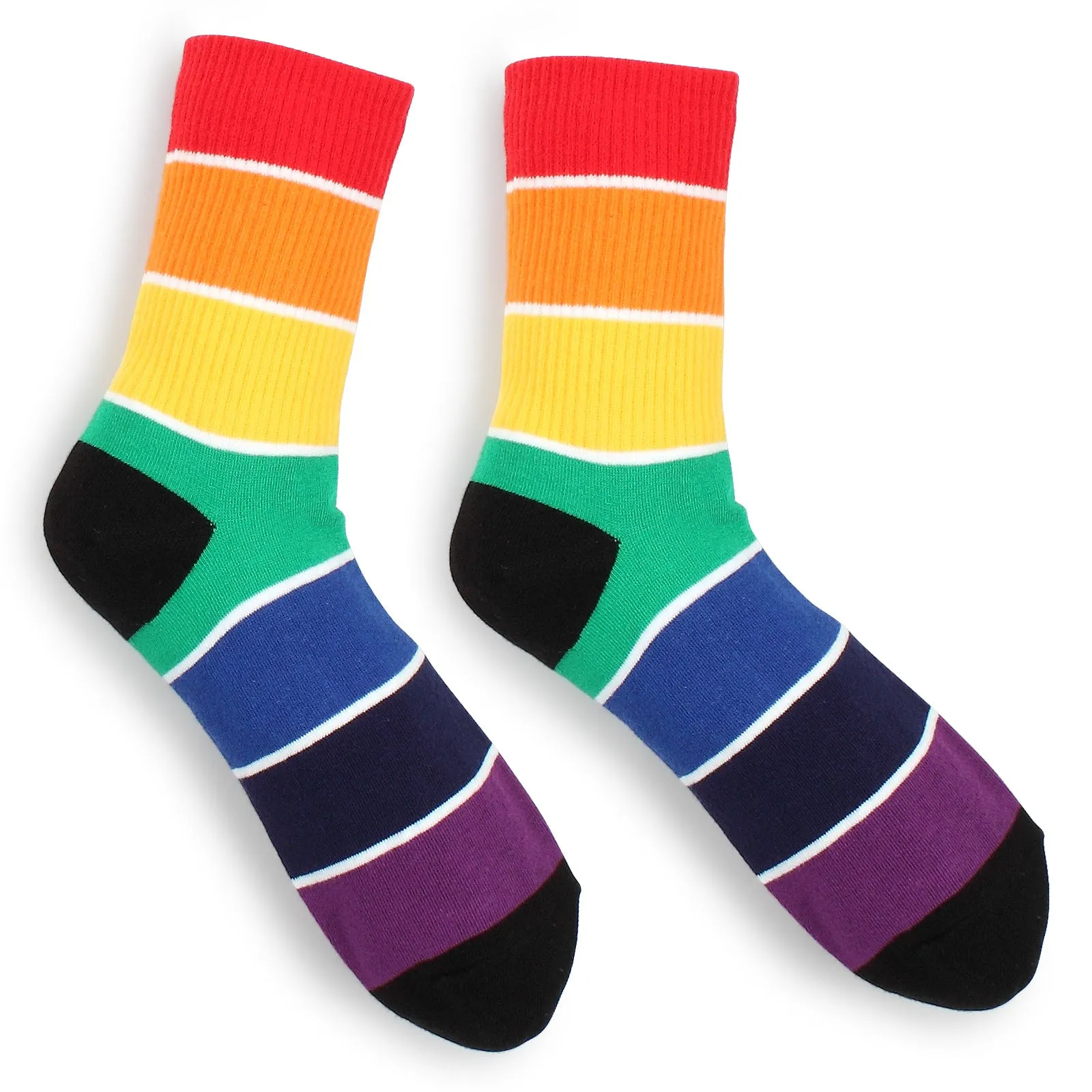 Colorful Fancy Socks Funny Street Fashion (Crew 4 pairs) AK14