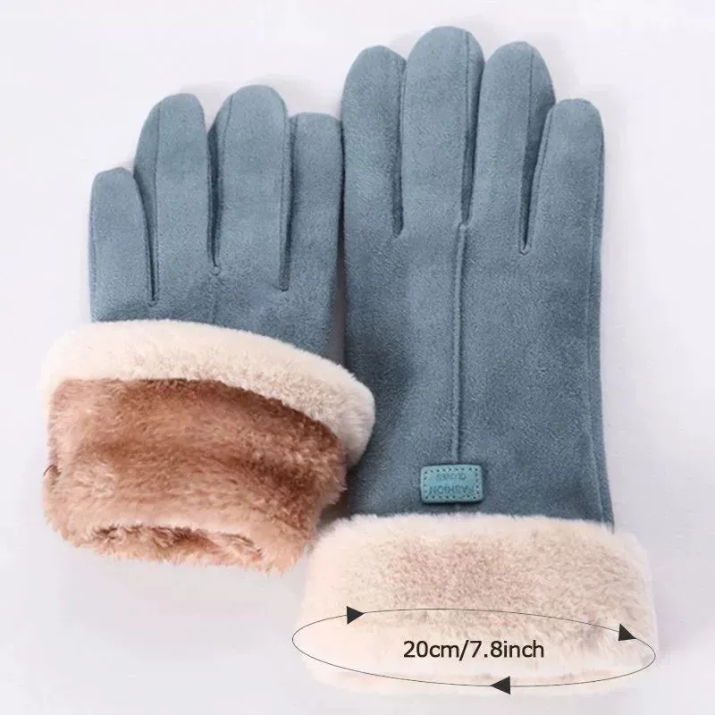 Cute Suede Gloves