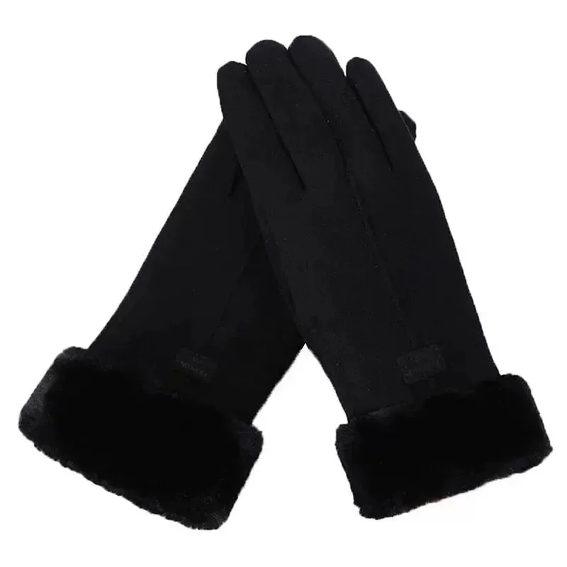 Cute Suede Gloves