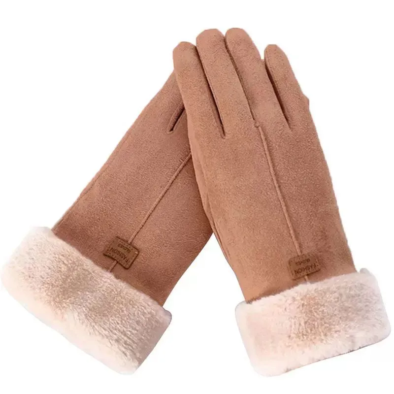 Cute Suede Gloves