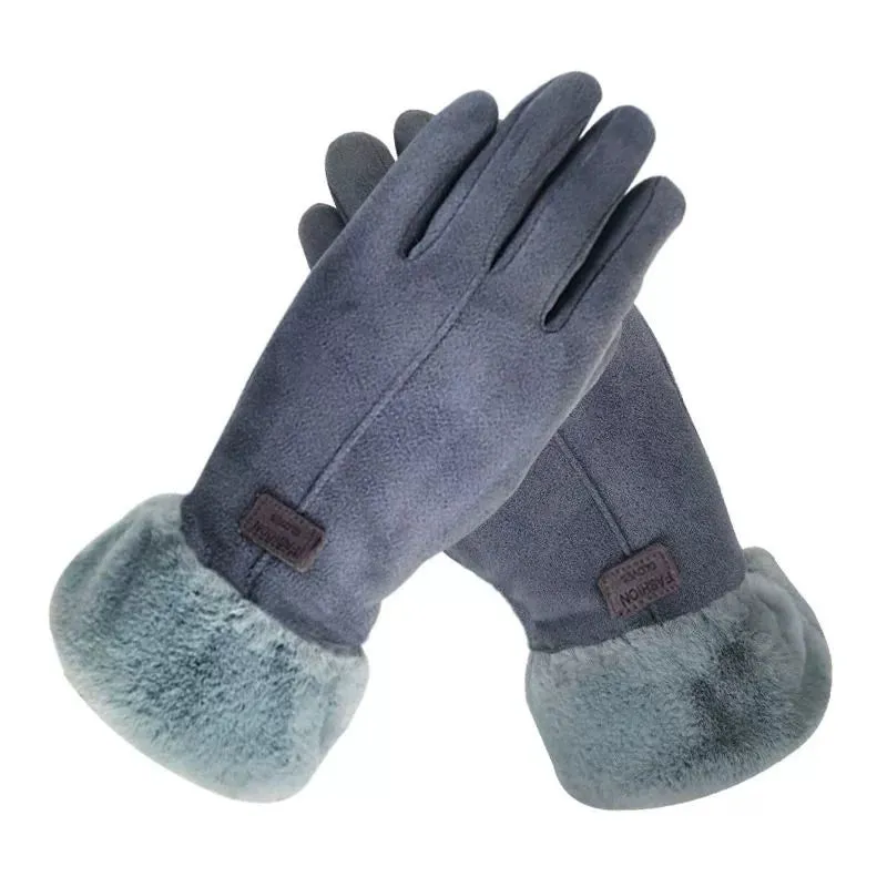 Cute Suede Gloves