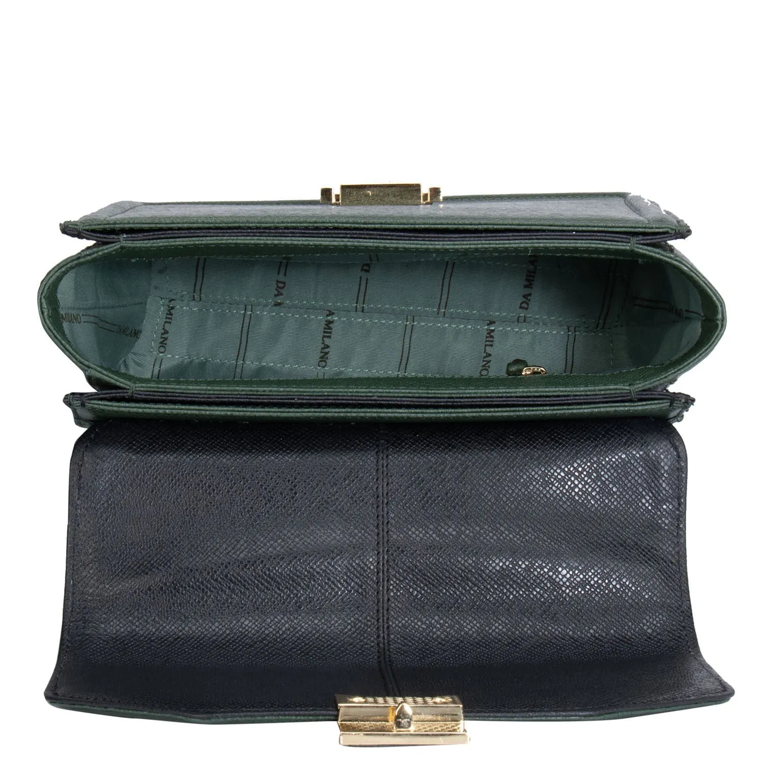 Green Franzy Satchel Bag