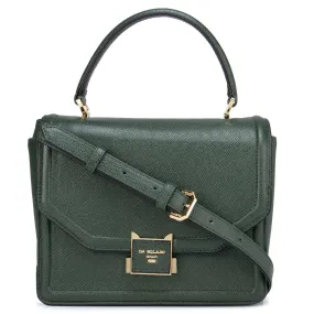 Green Franzy Satchel Bag