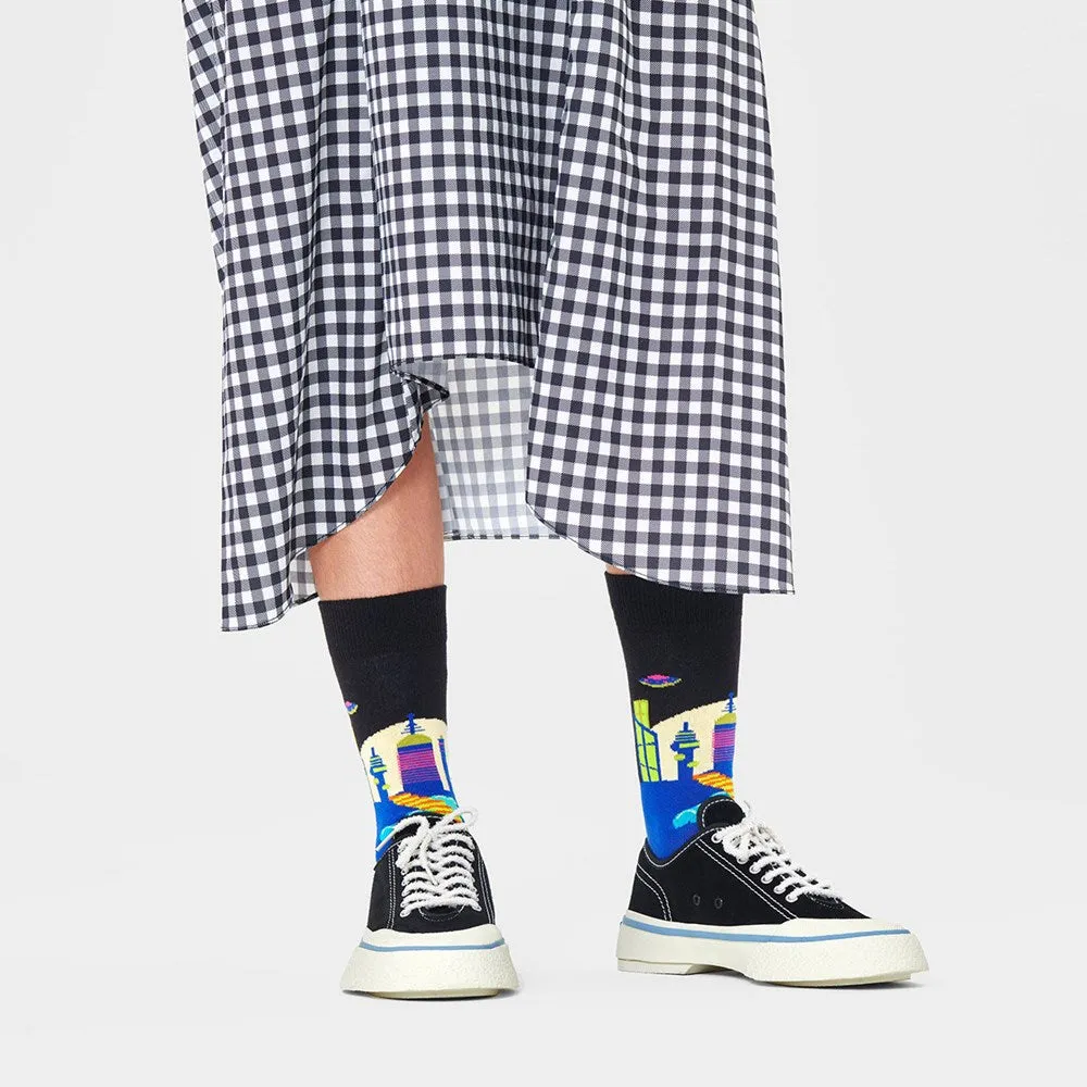 Happy Socks: City X Blue Black ML