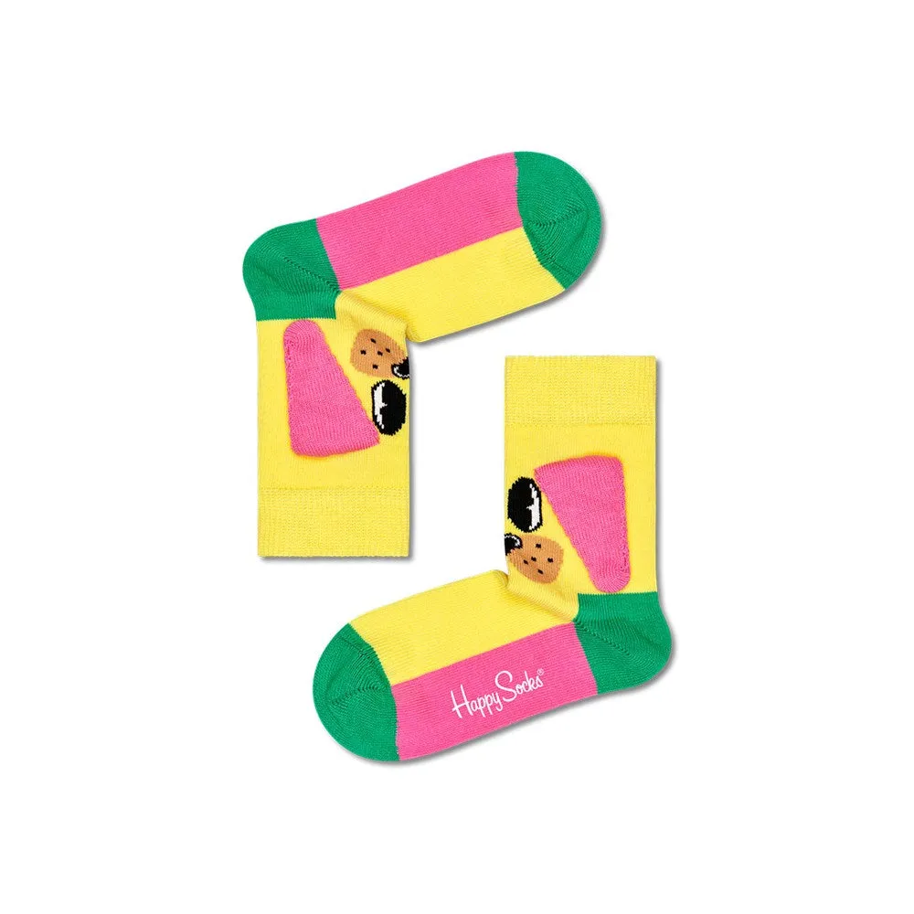 Happy Socks: Kids Doggo Yellow Pink