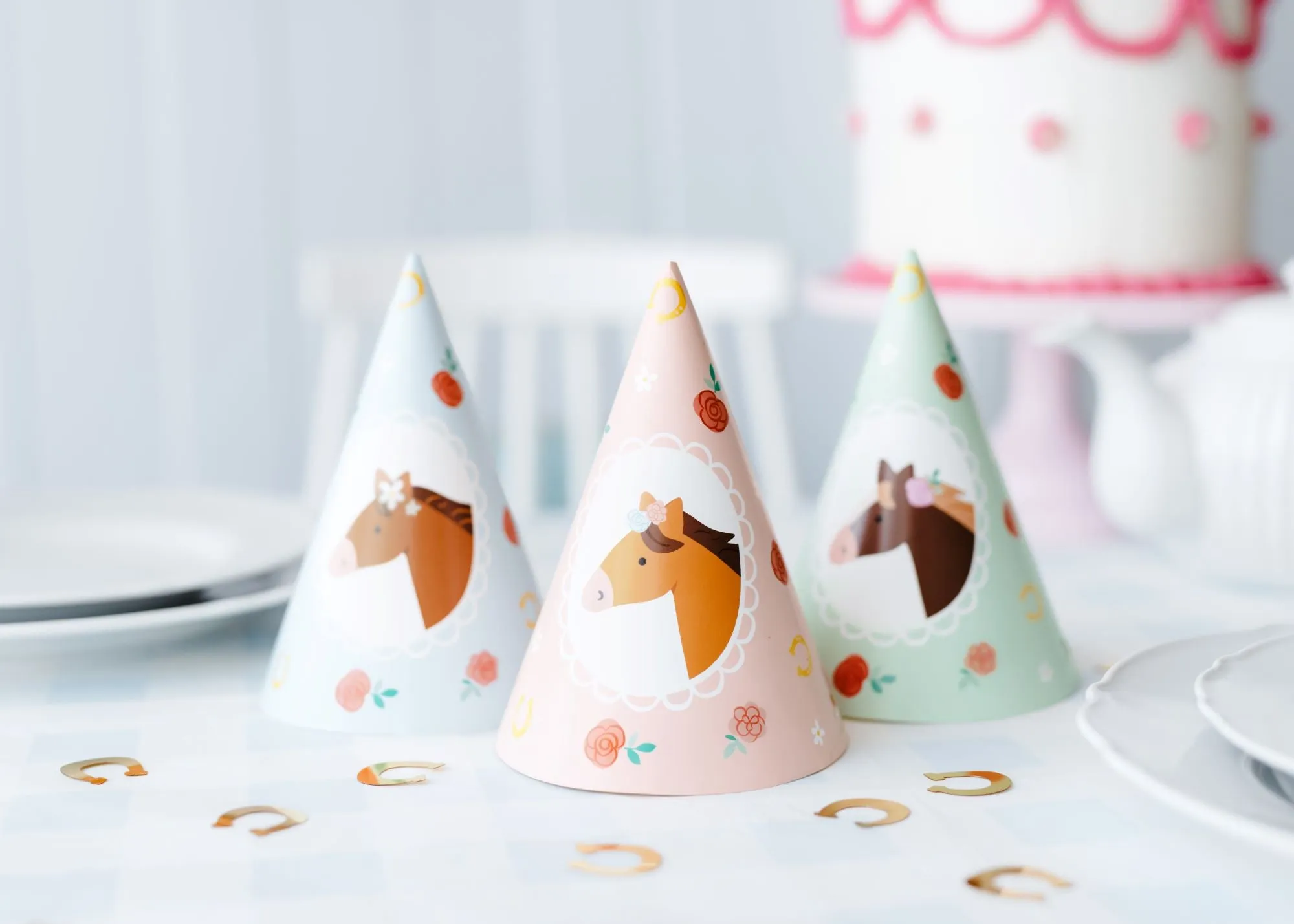 Horse Party Hats Pack Of 6