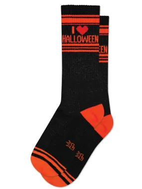 I ❤️ Halloween Gym Crew Socks