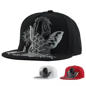 Japanese Koi Snapback Cap