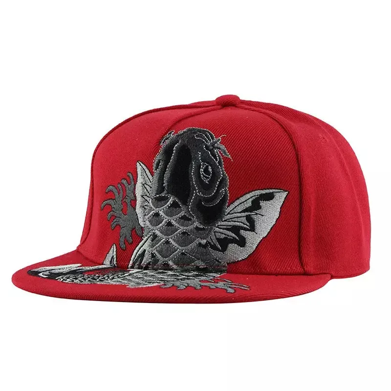 Japanese Koi Snapback Cap