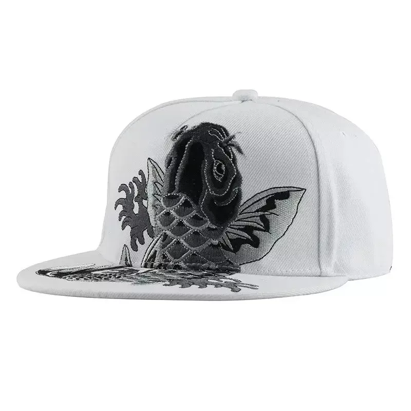 Japanese Koi Snapback Cap