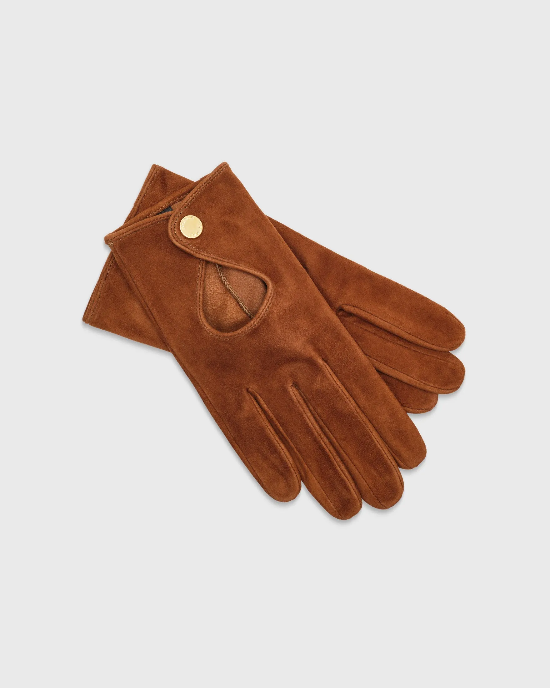 Juliette Brown Suede Gloves