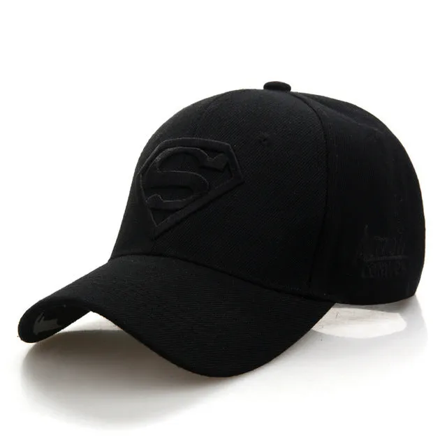 Letter Superman Casual Outdoor Baseball Caps For Men