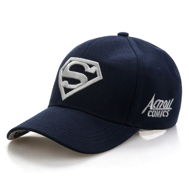 Letter Superman Casual Outdoor Baseball Caps For Men