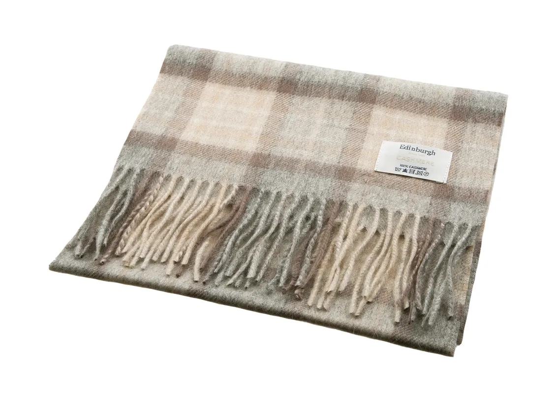 MacKellar Natural Cashmere Scarf