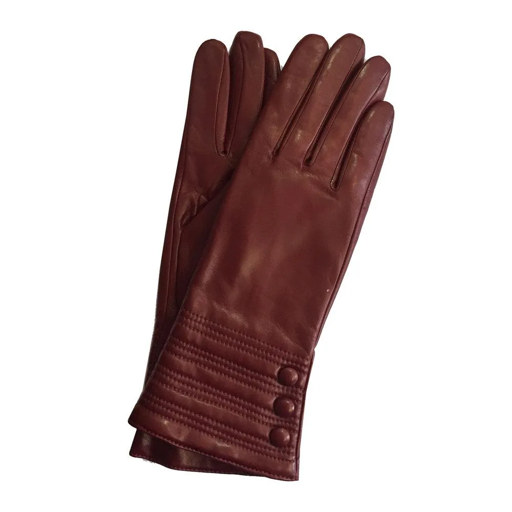 Marianne - Women's Cashmere Lined Leather Gloves