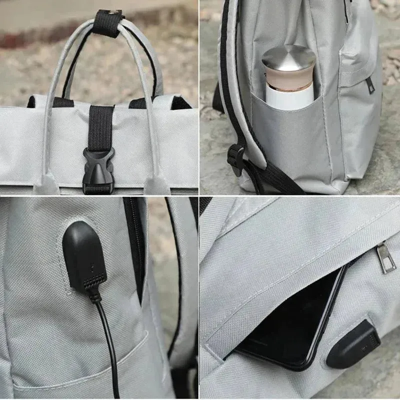 Multi-color Casual Laptop Backpack for Women