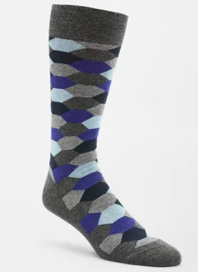 Peter Millar | Polygon Fancy Sock