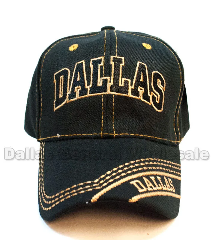 "Dallas" Casual Baseball Caps Wholesale