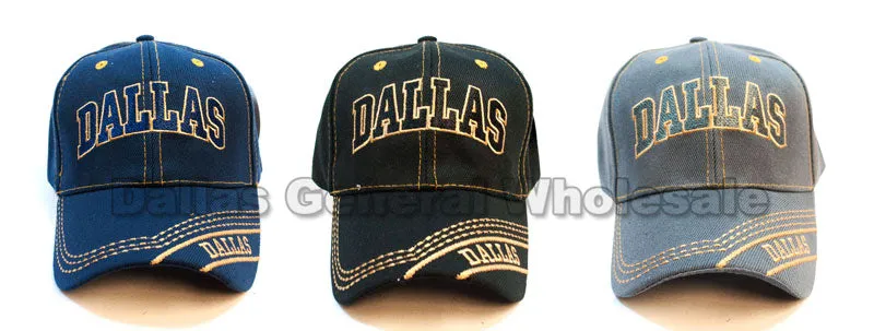 "Dallas" Casual Baseball Caps Wholesale