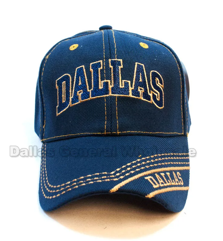 "Dallas" Casual Baseball Caps Wholesale