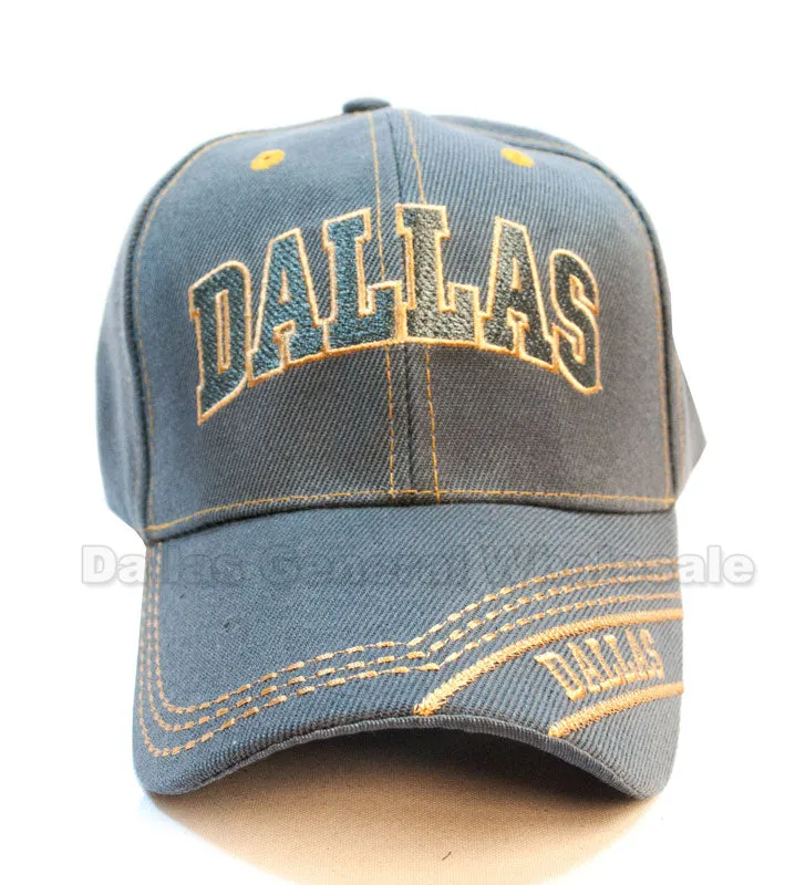 "Dallas" Casual Baseball Caps Wholesale