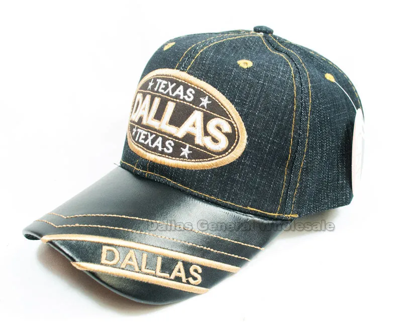 "DALLAS" Casual Denim Baseball Caps Wholesale