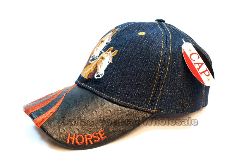 "Horse" Denim Casual Caps Wholesale