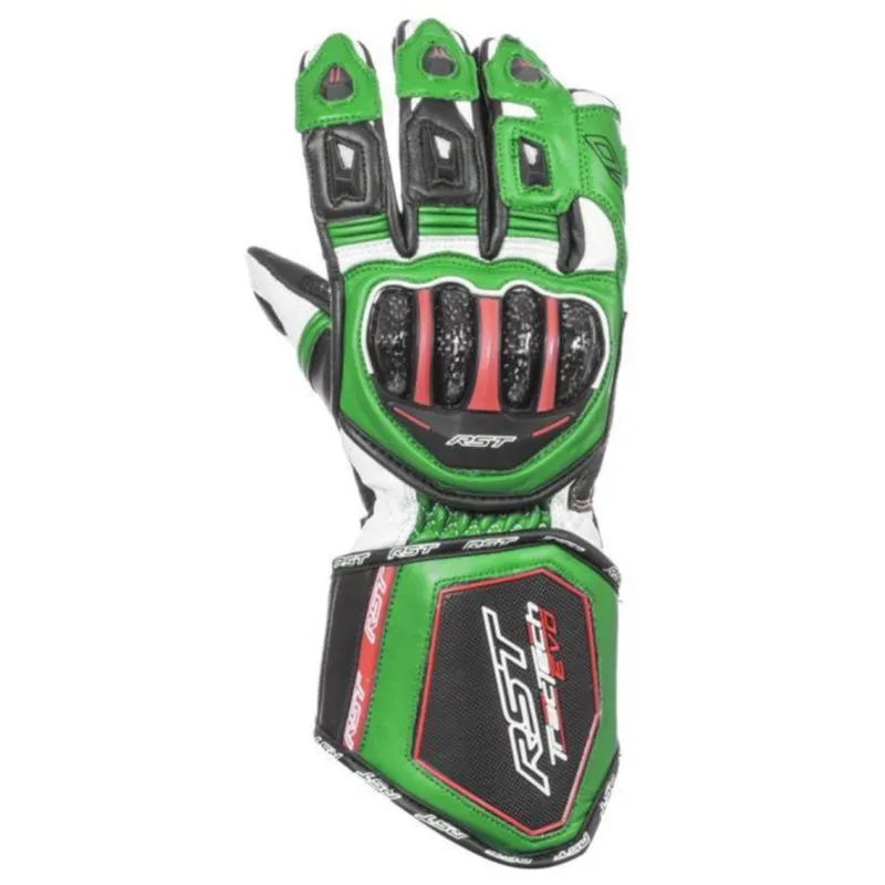 RST Tractech Evo CE Sports Leather Gloves - Green