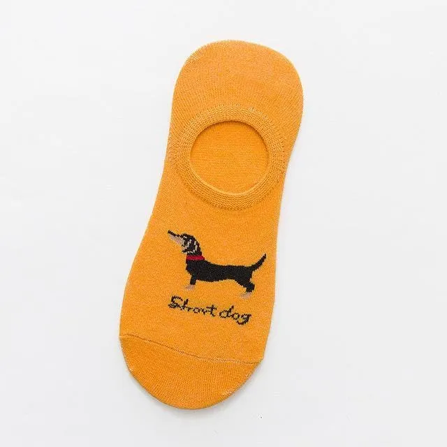 Short Dog Dachshund Socks