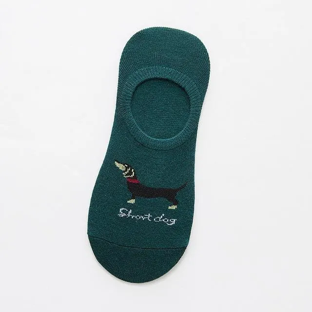 Short Dog Dachshund Socks